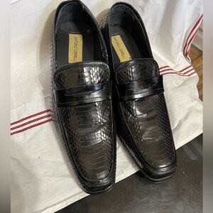 Antonio Cerelli leather loafers size 11 excellent condition black
